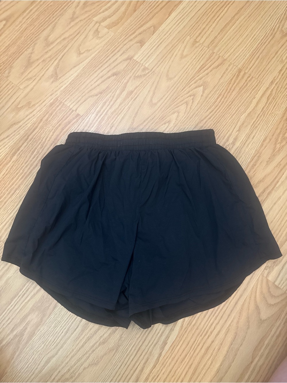 Women's Black Elastic-Waist Dance Shorts. Five Dancewear.
